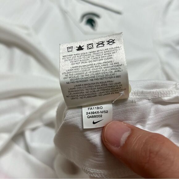 Michigan State University Spartans Nike Dri Fit Polo Size XL NWT - Picture 10 of 11